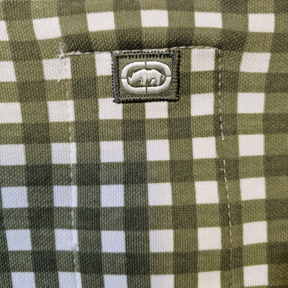 Echo Green and White Checkered Jacket - image 5